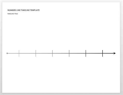 free blank timeline template.